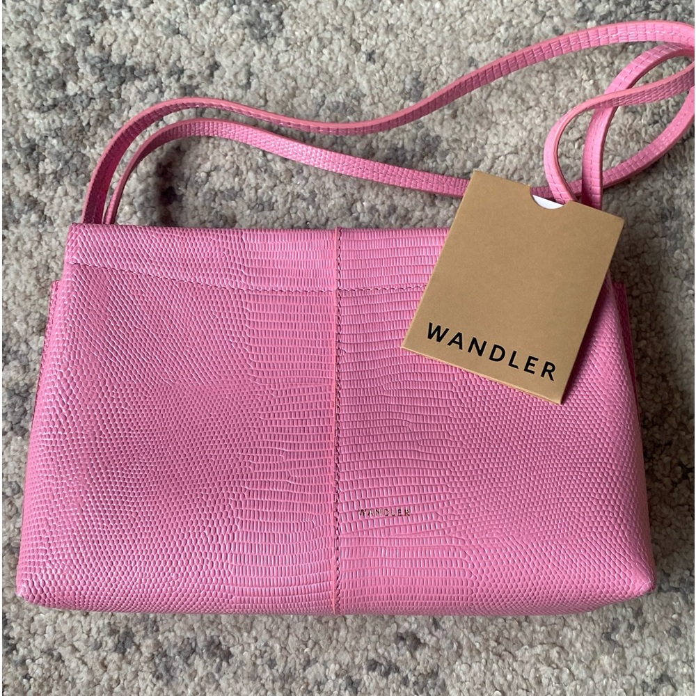 WANDLER Carly mini leather shoulder bag